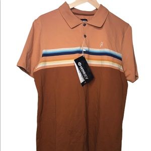 NWT Hooey Men’s Short Sleeve Polo Button-Up